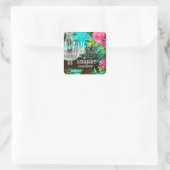 GCシャビーアクアガーデンシャンデリア スクエアシール (バッグ)