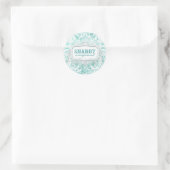 GCシャビーヴィンテージターコイズシール ラウンドシール (バッグ)