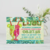 GCハワイアンカクテルアクア海藻 招待状 (スタンド正面)