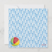 GCプールパーティービーチボール 招待状 (裏面)