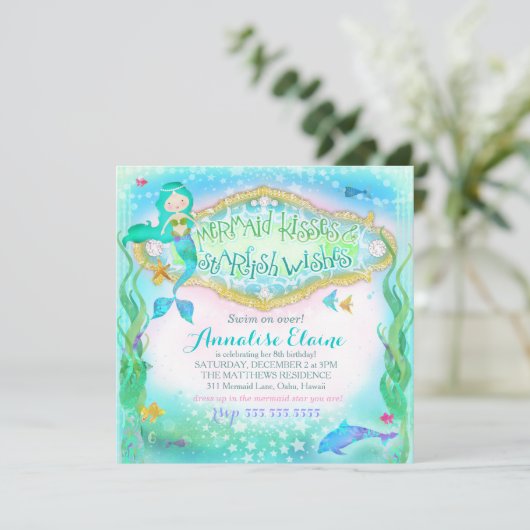 GCマジカルマーメイド招待状 招待状 (スタンド正面)