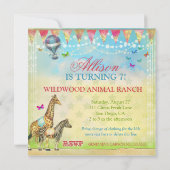 GCマジカル·ジョインザ·サーカス·ヴィンテージストライプ·招待状 招待状 (裏面)