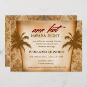 GCワンホットハバナナイト 招待状 (正面/裏面)