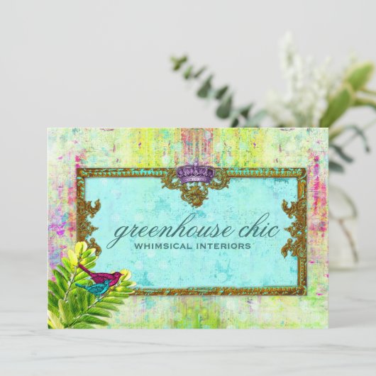 GC温室シックなギフト証明書 (スタンド正面)