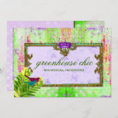 GC温室シックライムパープルギフト証明書 (正面/裏面)