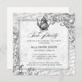 GC白茶パーティーヴィンテージ 招待状 (正面/裏面)