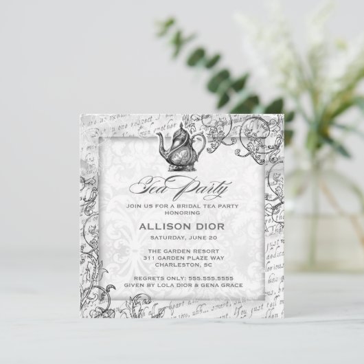 GC白茶パーティーヴィンテージ 招待状 (スタンド正面)