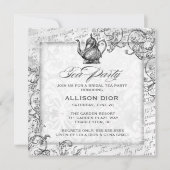 GC白茶パーティーヴィンテージ 招待状 (正面)