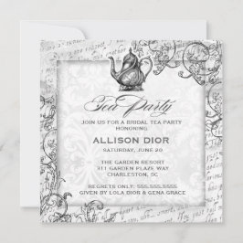 GC白茶パーティーヴィンテージ 招待状