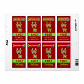 GC醜いセーターワインラベル勝者 ラベル (フルシート)