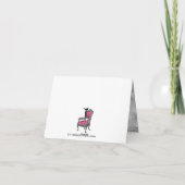 GC | お洒落ヴィンテージピンクビー カード (裏面)