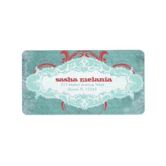 GC |じれさせるターコイズ赤 ラベル (正面)