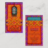 GC |のエキゾチックな宝石で飾られたモトッコ人 名刺 (正面/裏面)