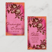 GC |のオレンジクリームは上がりました 名刺 (正面/裏面)