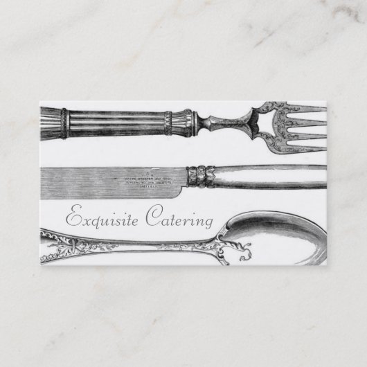 GC |の絶妙なテーブルの設定 名刺 (正面)