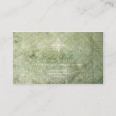 GC |の絶妙なライムのヴィンテージ 名刺 (裏面)