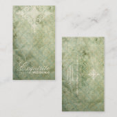 GC |の絶妙なライムのヴィンテージ 名刺 (正面/裏面)