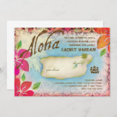 Gc | アロハ ルアウ アイランド 招待状 (正面/裏面)