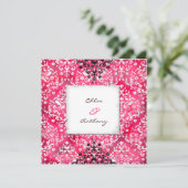 GC|クロエヴィンテージダマスク|美味しいピンク 招待状 (スタンド正面)