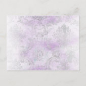 GC | ジョリーシャンデリア 紫 灰色 ダマスク 案内ポストカード (裏面)