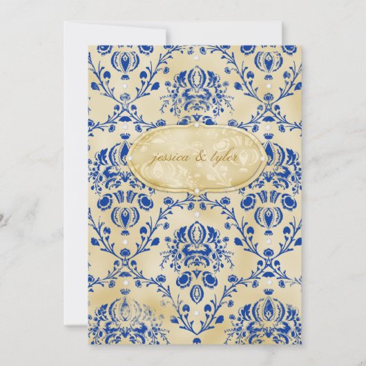 GC | スウィート Cookie Invitation | ブルーベリー トルテ 招待状 (正面)