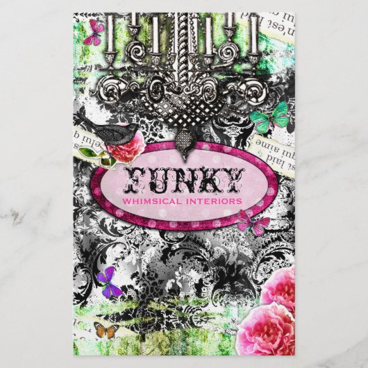 GC |ヴィンテージお洒落チャーム-白黒 チラシ (正面)