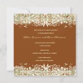 GC | ヴィンテージ メロン - バーン オレンジ 招待状 (裏面)