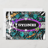 GC |恋しく思おもしろいnファンシー物究極の青 招待状 (正面)