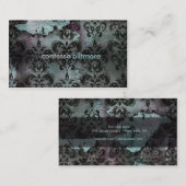 GC |魅了するContessa |のティール（緑がかった色） 名刺 (正面/裏面)