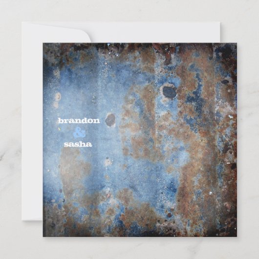 GC |魅惑的に素朴な|の青 招待状 (正面)