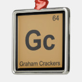 Gc - Graham Crackers Chemistry Periodic Table（グラハム メタルオーナメント (左)