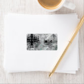 GC | Jolie Chandelier Gray Damask ラベル (インサイチュ)