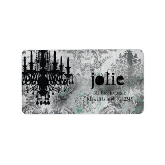 GC | Jolie Chandelier Gray Damask ラベル