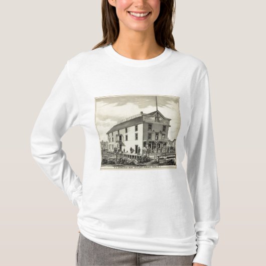 GC Ormerod、ボートの建築者、Asbury公園、NJ Tシャツ (正面)