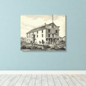 GC Ormerod, the Boat Builder, Asbury Park, NJ キャンバスプリント (インサイチュ (ウッドフロア))