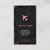 GC %PIPE%の航空はピンクをはずします! 名刺 (裏面)