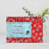 GC| Ruby Red & Garden Invitation 招待状 (スタンド正面)