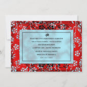GC| Ruby Red & Garden Invitation 招待状 (裏面)
