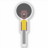 GCCキャラクターステッカー – Frankie シール (正面)