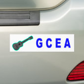 GCEA (ウクレレ) バンパーステッカー (車上)
