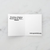 GCOMのメッセージカード カード (内部)