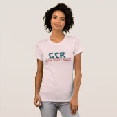 GCRの女性のスポーツ技術的なTシャツ Tシャツ (正面フル)