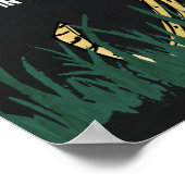 GD Cheetah 14"x 11"アートプリント ポスター (角)