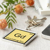Gd - Groundhog Day Chemistry Elementシンボルティー キーホルダー (側面)