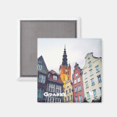 Gdansk，ポーランド – マグネットby Velvet Escape マグネット (正面/裏面)