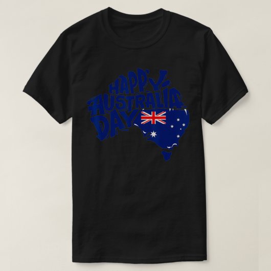 G'Day Happy Australia Day Tシャツ (デザイン正面)
