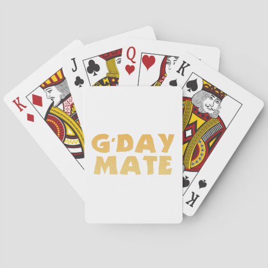 G'Day Mate クラシック トランプ (裏面)