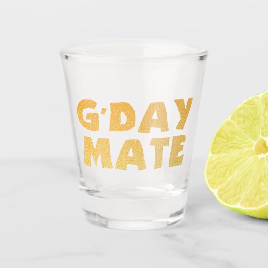 G'Day Mate ショットグラス (正面)