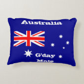 G'day Mate & Australian Flag decor /オーストラリア アクセントクッション (裏面)