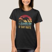 G'Day Mate Kangaroo Aussie Australia Roo G'Day Mat Tシャツ (正面)